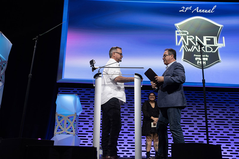 Kevin Lyman presented the Staging Company of the Year Award to All Access