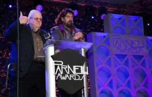 George Peterson and Alan Parsons were presenters