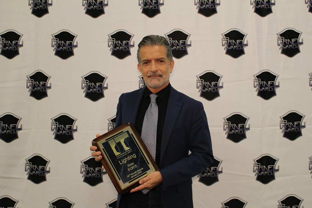 Robe won the Parnelli Indispensable Technology Lighting award
