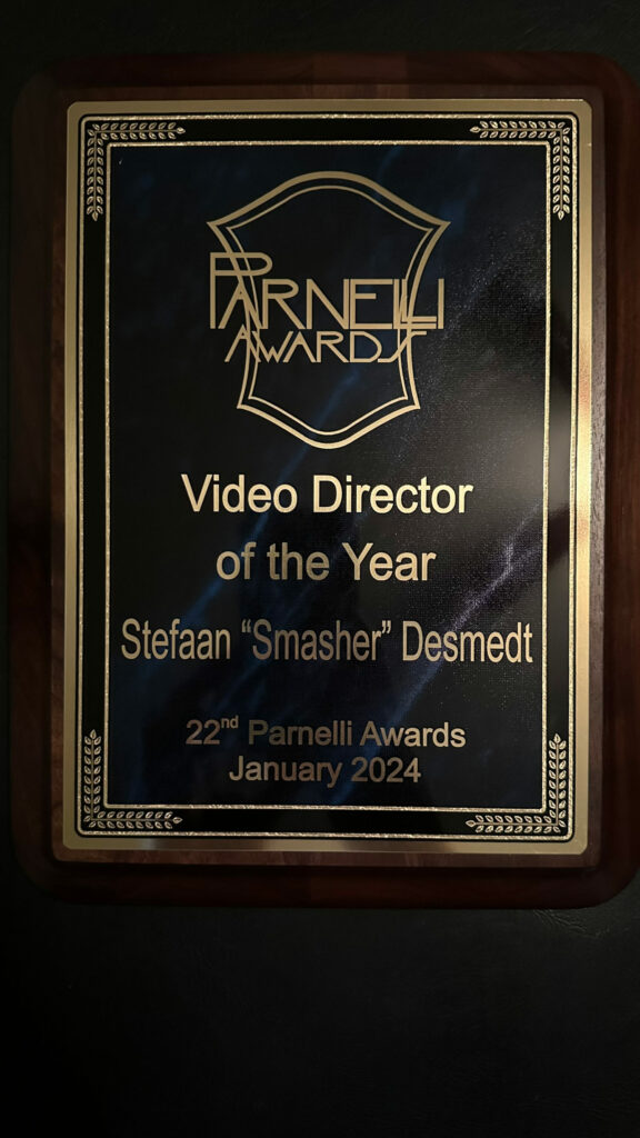 Video Director of the Year Stefaan 'Smasher' Desmedt